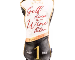 Headcover, Golf Now,Wine Later, 1st