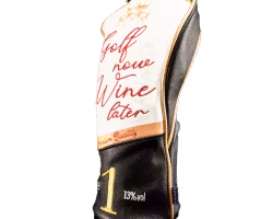 Headcover, Golf Now,Wine Later, 1st