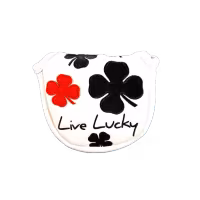 Mallet, Live Lucky, Vit Svart/Röd, 1st
