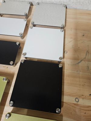 Blanke skilt for vinyl 15x10 cm