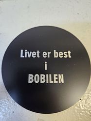 Koppunderlag\Bordbrikke med valgfri tekst
