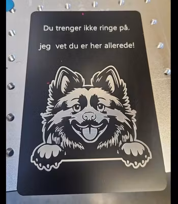 Mittelspitz dørskilt