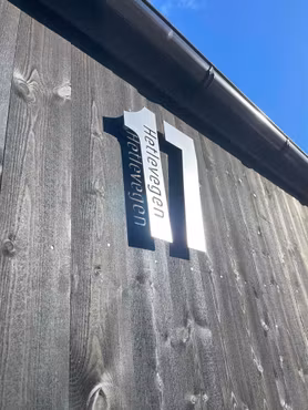Hustall børstet stål med eller uten adresse