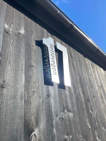 Hustall børstet stål med eller uten adresse