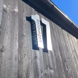 Hustall børstet stål med eller uten adresse