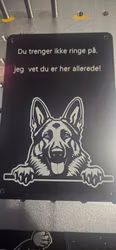 Shäfer dørskilt