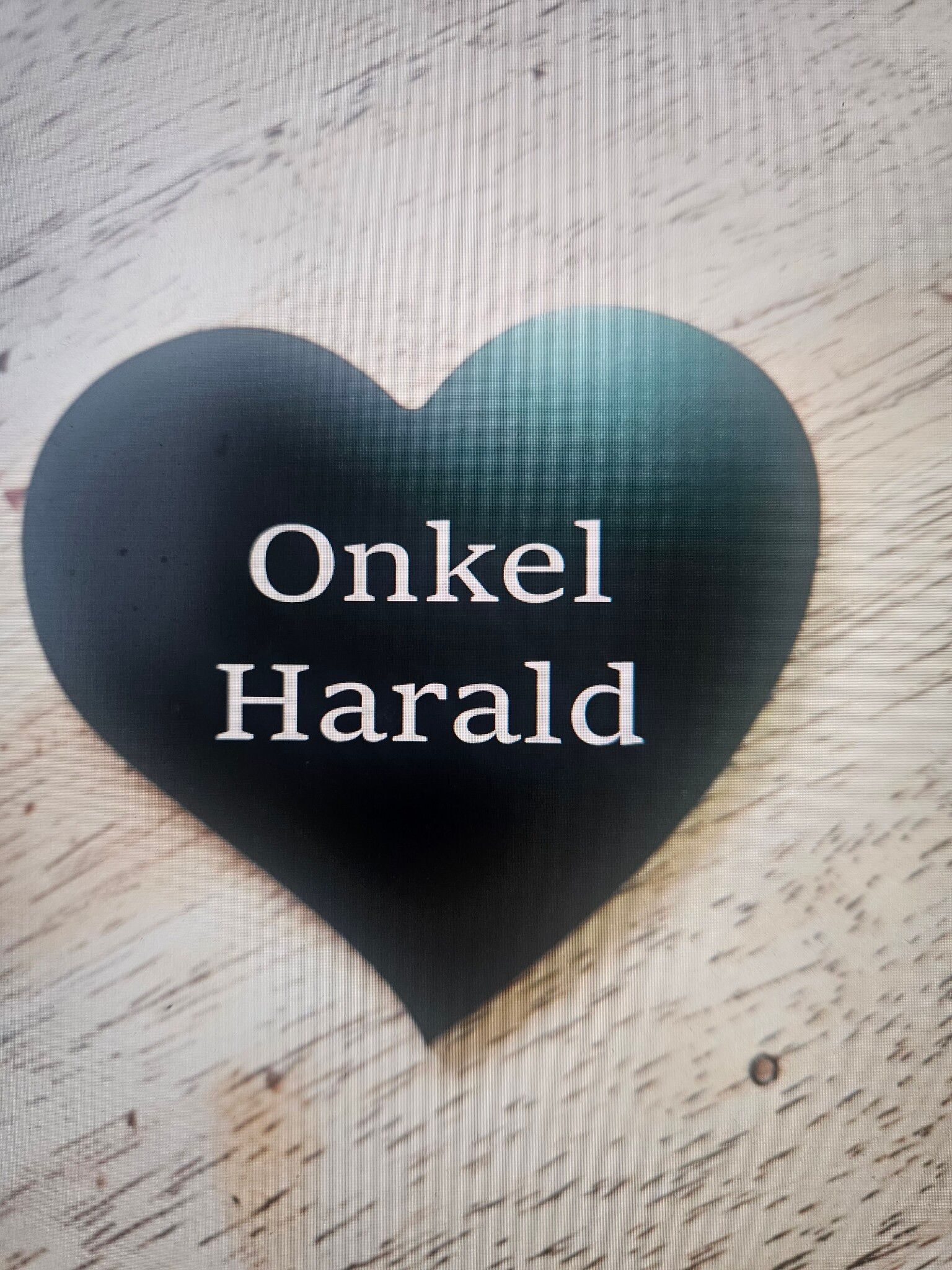 Bordkort i hjerteform