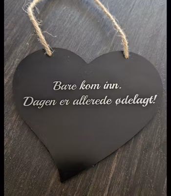 Bare kom inn. dagen er allerede ødelagt