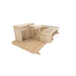 Flatpakket camper kit for din transporter - enkel montering