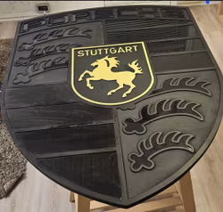Porsche skilt 110cm