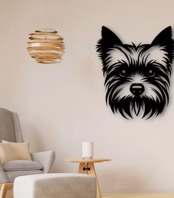 Yorkshire terrier skilt
