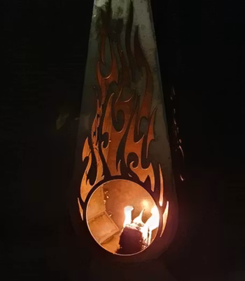 bålkurv 88cm høy