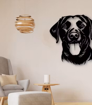 Labrador retriver skilt