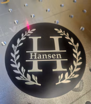 Coaster Glassbrikker for vinyl eller lasergravering