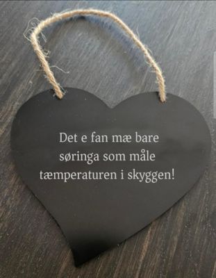 Søring temperaturskilt