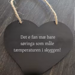 Søring temperaturskilt