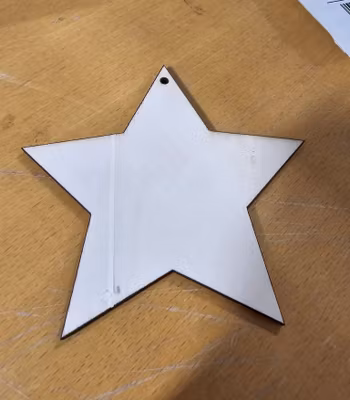 Stjerner for dekorering 120mm