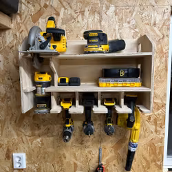 Verktøyhylle 5 spor