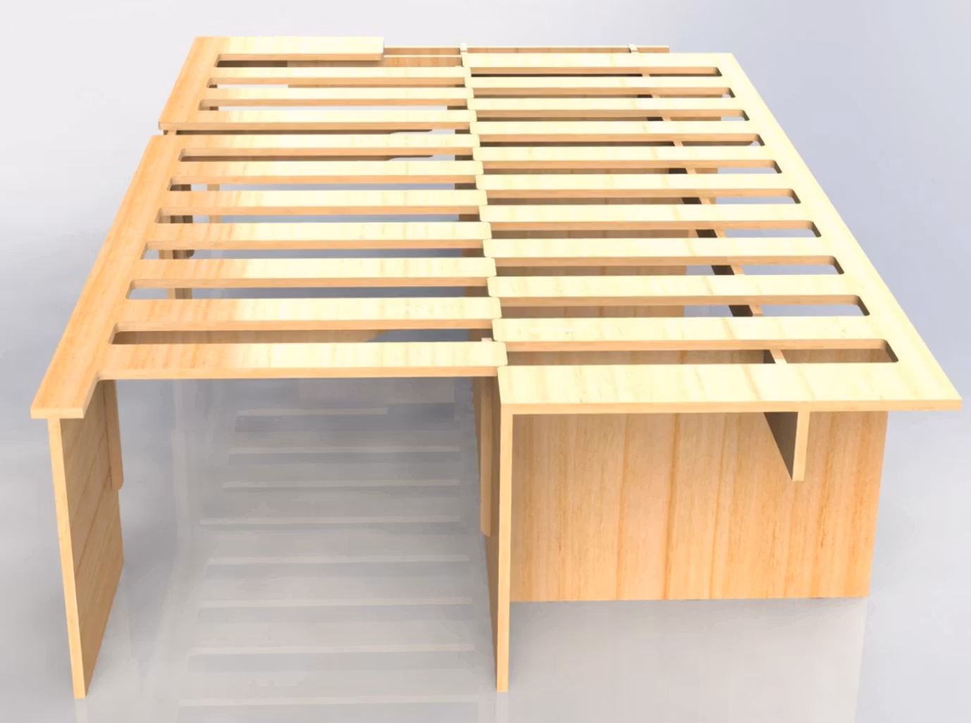 Utrekkbar seng 190 x 65.5\118cm