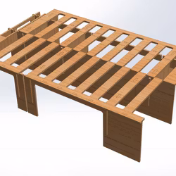 Utrekkbar seng 190 x 65.5\118cm