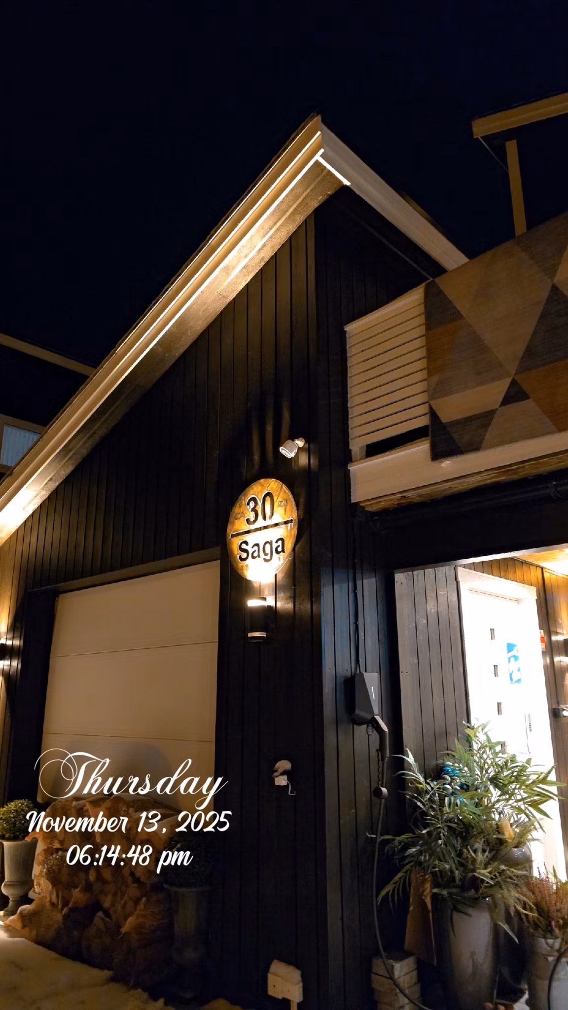 Adresseskilt rundt i corten