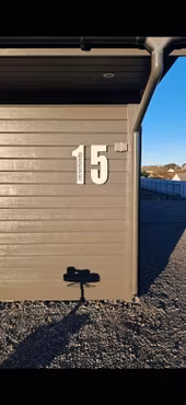 Hustall hvit med eller uten adresse