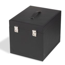 Svart väska, för 10 MyntBoxar