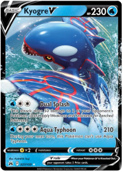 Kyogre V - 037/159 - Ultra Rare - Crown Zenith