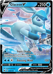 Glaceon V - 038/159 - Ultra Rare - Crown Zenith