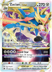 Zacian VSTAR - 096/159 - Ultra Rare - Crown Zenith