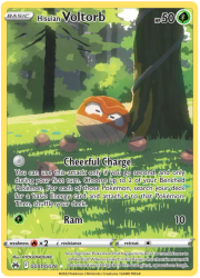 Hisuian Voltorb - GG01/GG70 - Holo Rare - Crown Zenith