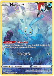 Manaphy - GG06/GG70 - Holo Rare - Crown Zenith