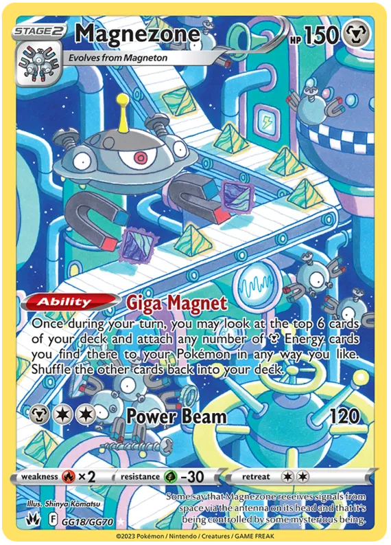 Magnezone - GG18/GG70 - Holo Rare - Crown Zenith