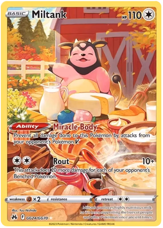 Miltank - GG24/GG70 - Holo Rare - Crown Zenith