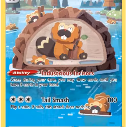 Bibarel - GG25/GG70 - Holo Rare - Crown Zenith