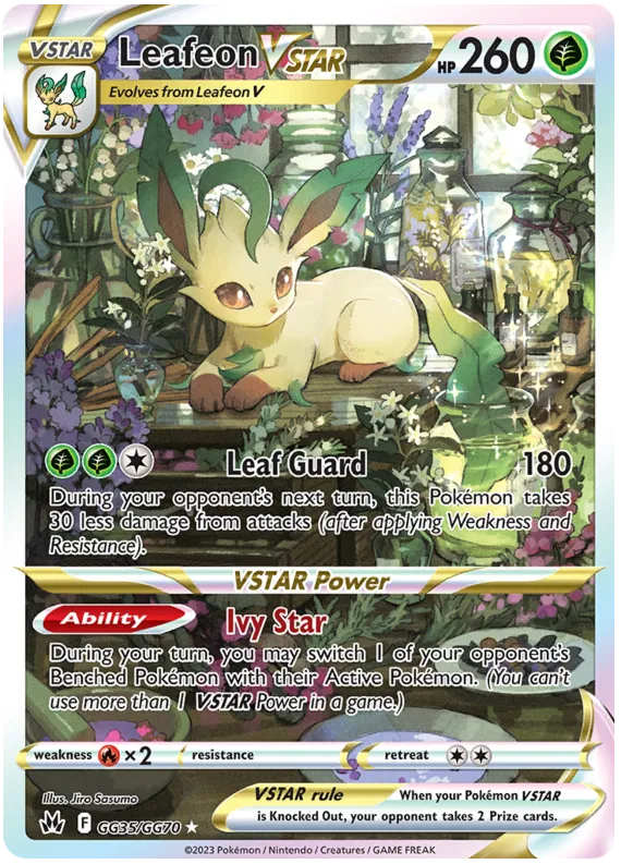 Leafeon VSTAR - GG35/GG70 - Ultra Rare - Crown Zenith