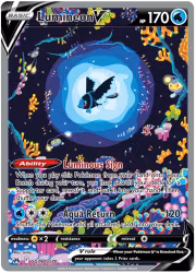 Lumineon V - GG39/GG70 - Ultra Rare - Crown Zenith