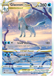 Glaceon VSTAR - GG40/GG70 - Ultra Rare - Crown Zenith