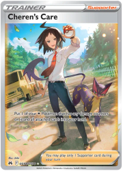 Cheren's Care - GG58/GG70 - Full Art Ultra Rare - Crown Zenith