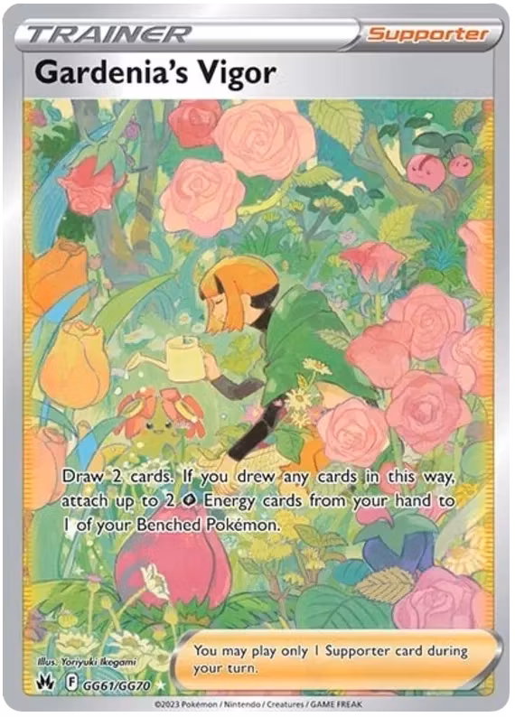 Gardenia's Vigor - GG61/GG70 - Full Art Ultra Rare - Crown Zenith