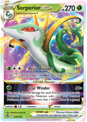 Serperior VSTAR - 008/195 - Ultra Rare - Silver Tempest
