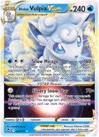 Alolan Vulpix VSTAR - 034/195 - Ultra Rare - Silver Tempest