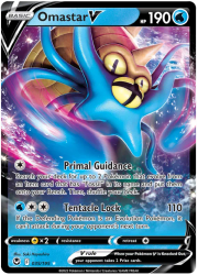 Omastar V - 035/195 - Ultra Rare - Silver Tempest