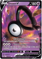 Unown V - 065/195 - Ultra Rare - Silver Tempest