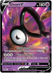 Unown V - 065/195 - Ultra Rare - Silver Tempest