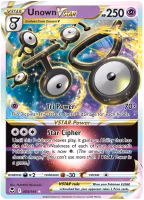 Unown VSTAR - 066/195 - Ultra Rare - Silver Tempest