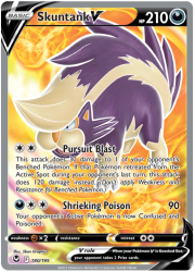 Skuntank V - 180/195 - Full Art Ultra Rare - Silver Tempest