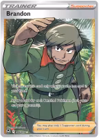 Brandon - 188/195 - Full Art Ultra Rare - Silver Tempest