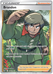 Brandon - 188/195 - Full Art Ultra Rare - Silver Tempest