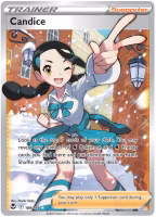 Candice - 189/195 - Full Art Ultra Rare - Silver Tempest